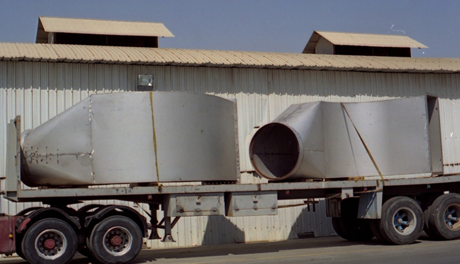 Duplex SS 2205 Scrubber Ducting	
