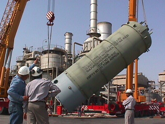 50 mm Thick Sulfur Adsorber Under Erection