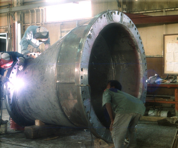 72 IN x 48 IN Dis. SS 3316L Eccentric Reducer