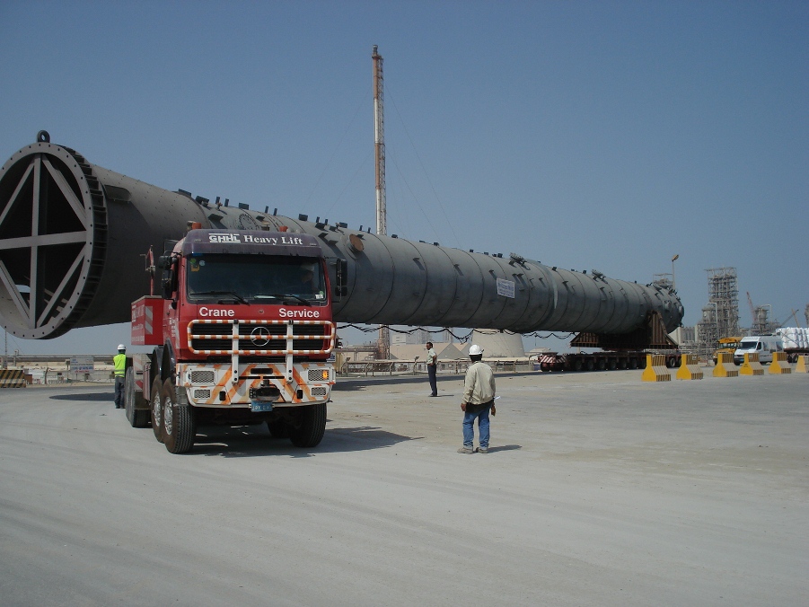 LP De-Ethanizer Column Under Transportation