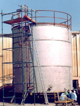 Stainless Steel Jet Fuel Tank  